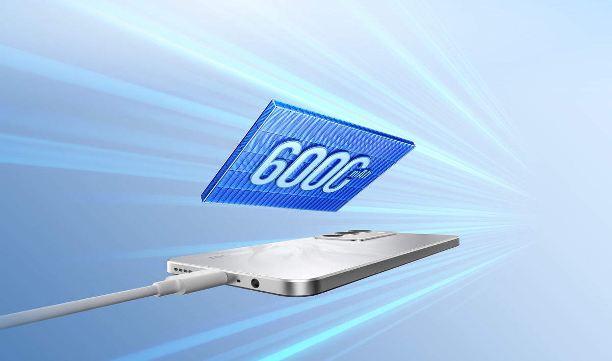 Realme C71 official 45W charging graphic with the phone on a cable