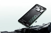 Realme Note 60X official battery cutaway showing the 5,000mAh cell