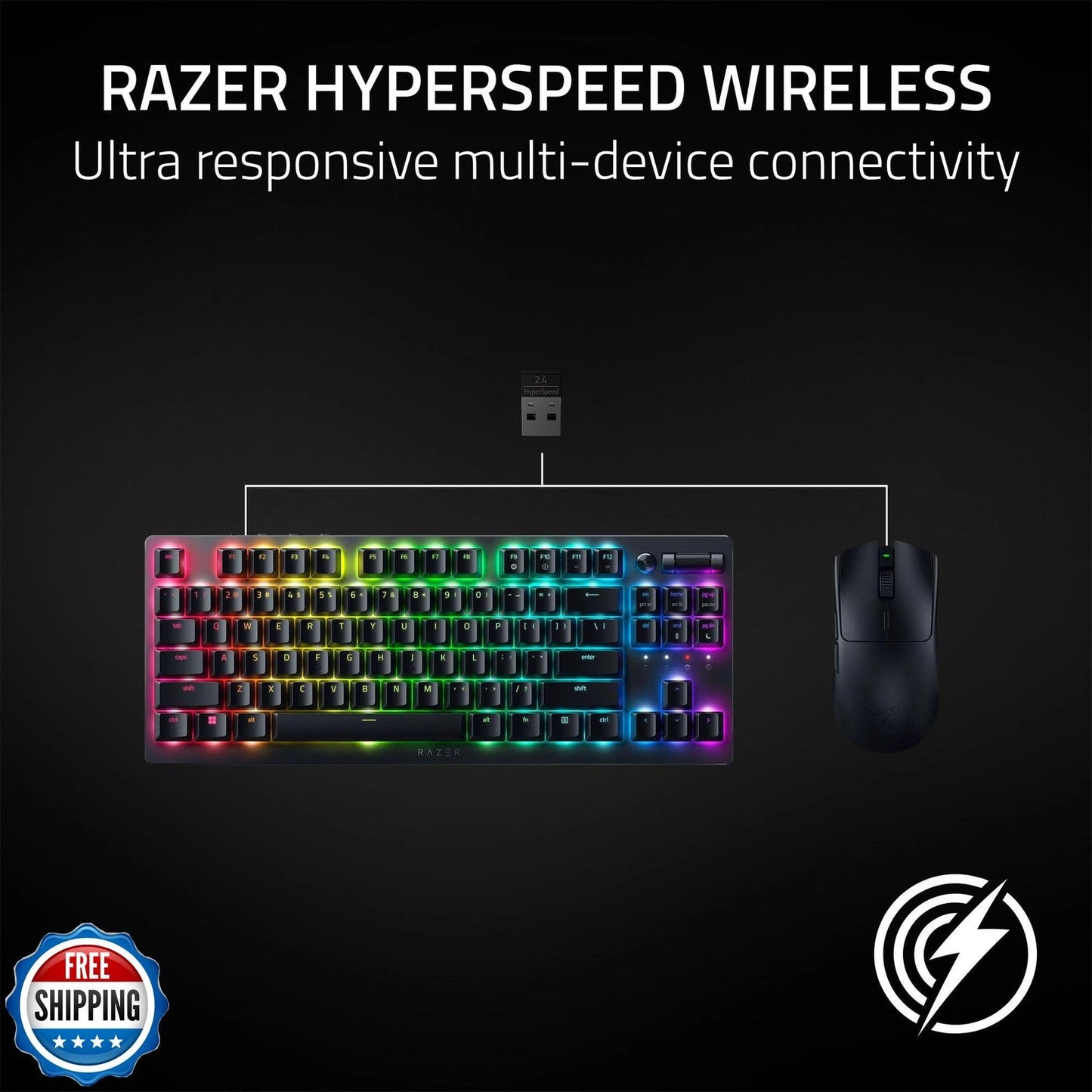 Razer Viper V3 HyperSpeed Wireless Mouse packaging and accessories - buy online Kenya