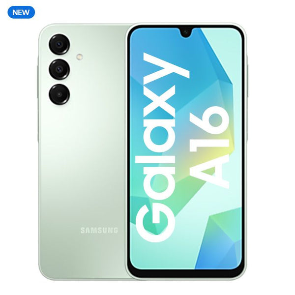 Samsung Galaxy A16 front and back profile