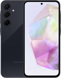 Black Galaxy A35 5G 6.6-inch 120Hz AMOLED display + triple back side camera display