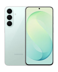 Samsung Galaxy S26 FE side profile showing aluminium frame and camera island
