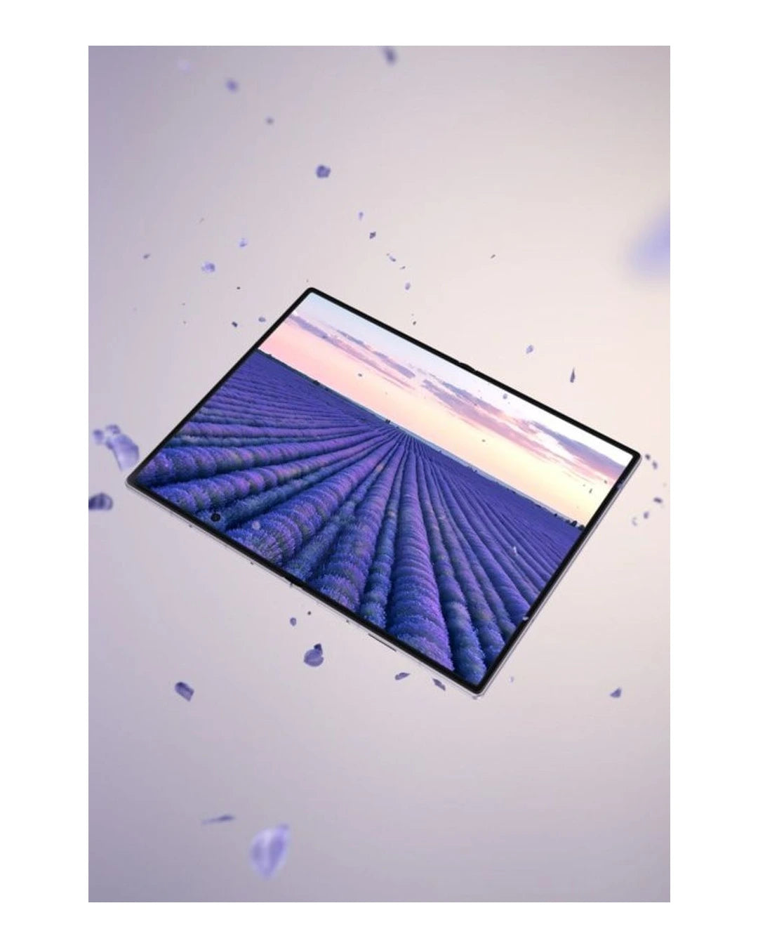 Samsung Galaxy Z Fold 8 in Silver Shadow, official front and back view