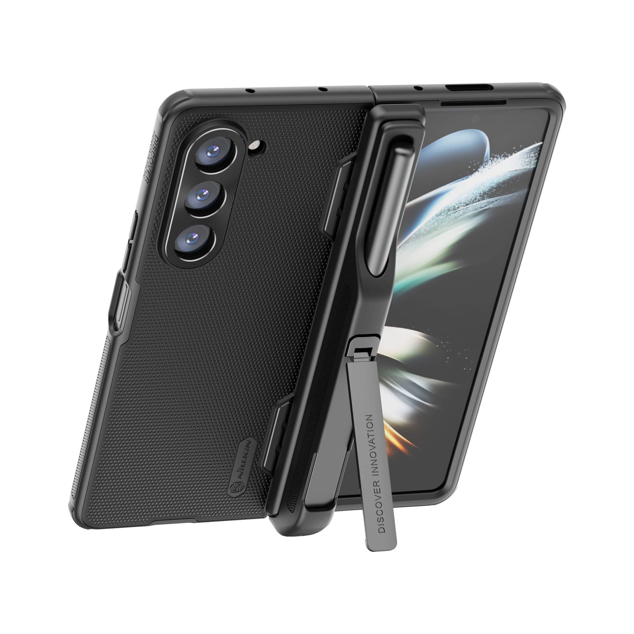 SuperFrosted Shield case with matte finish protecting foldable phone