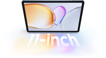 Tecno MegaPad SE front view of the 11-inch Full HD+ screen on a white background