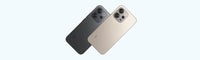 vivo V70 backs in Authentic Black and Alpine Gray at an angle, square ZEISS camera islands