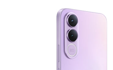 vivo V70 FE Muse Purple camera island, 200MP OIS main and Aura Light ring