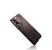 vivo Y29 in Noble Brown, back view with the 50MP camera island on a white background