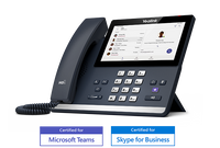 Yealink MP54 Teams Edition IP phone with high-resolution touchscreen.