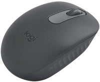 Logitech M196 closeup of scroll wheel and optical sensor