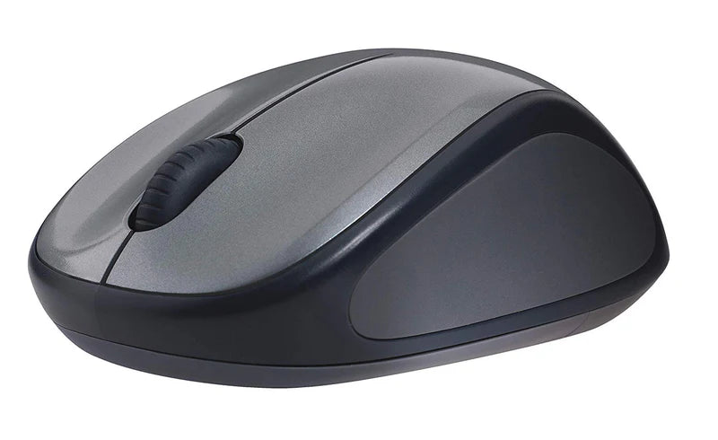 Logitech M235 optical sensor and scroll wheel closeup